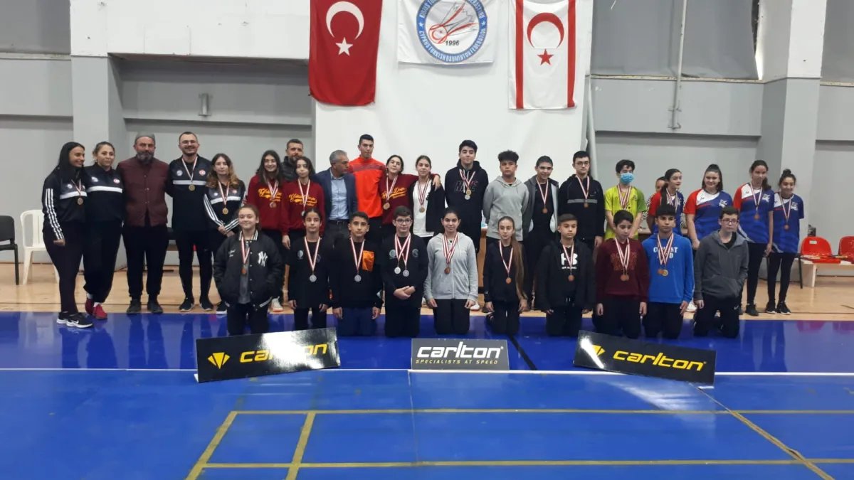 U15 KKTC Badminton Şampiyonası Milli Takım Seçmesi Yapıldı