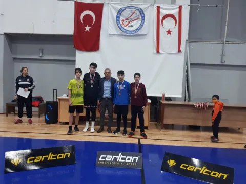 U15 KKTC Badminton Şampiyonası Milli Takım Seçmesi Yapıldı