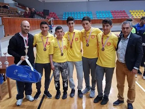 KKTC MEB Okul Sporları tarafından organize edilen Liseler arası Badminton şampiyonası yapıldı