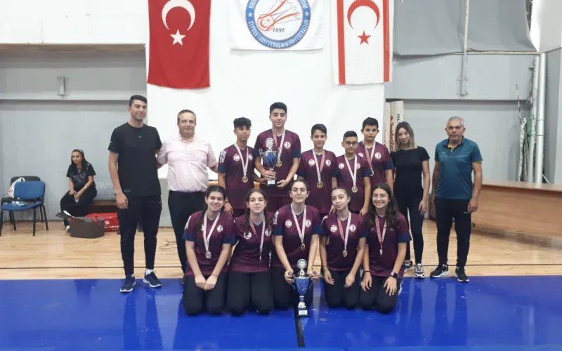 Ortaokullar Arası KKTC Şampiyonasında YDK Şampiyon